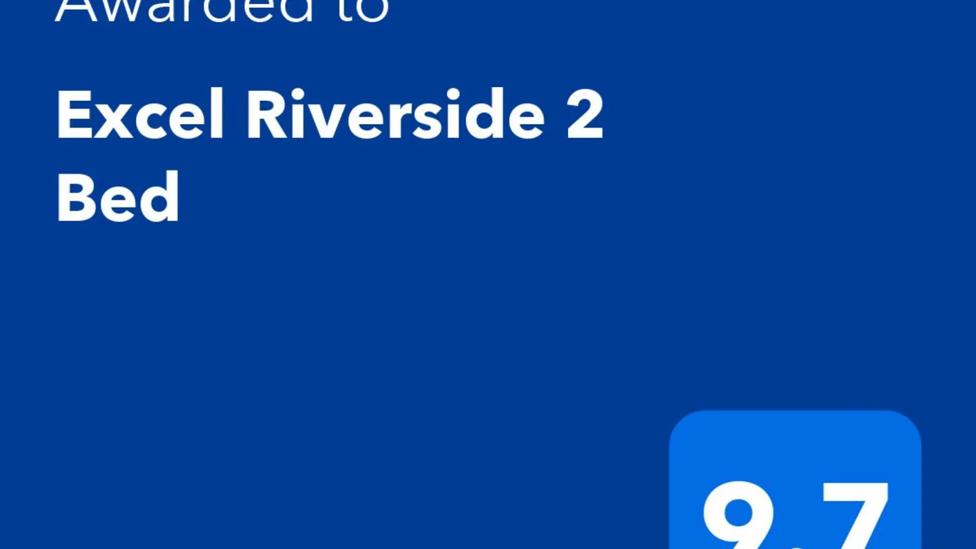 Excel Riverside 2 Bed London Apartment